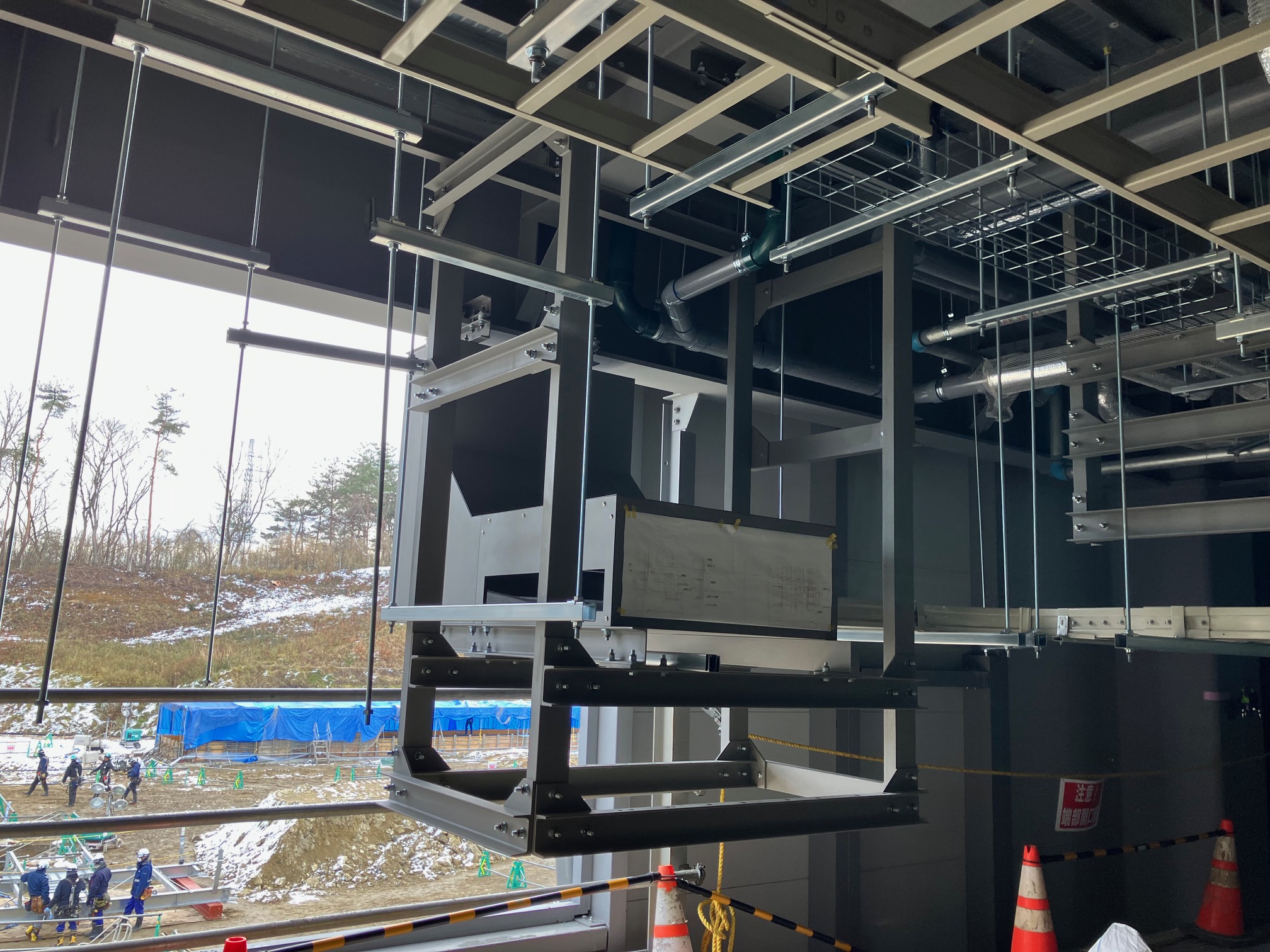 某工場 ワイヤリングダクト＆支持架台